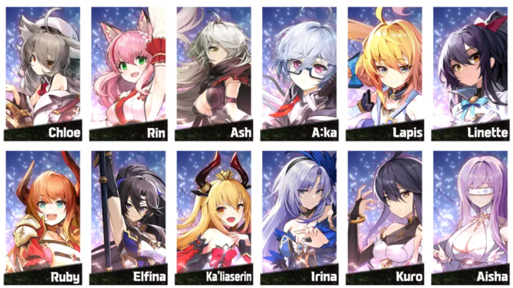 Stella Fantasy】SSR・SRキャラクター全11体の特徴とスキルを